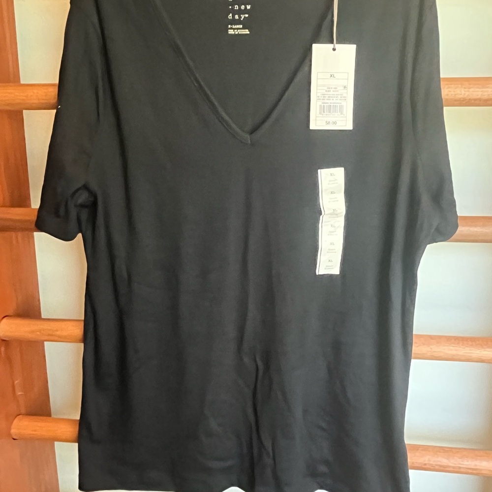 A New Day Classic Black Tee